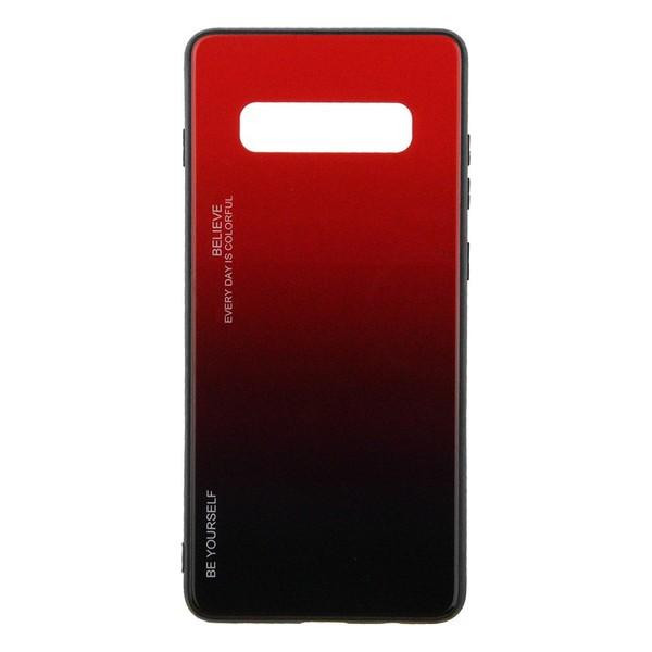 TOTO Gradient Glass Case Samsung Galaxy S10+ Red - зображення 1