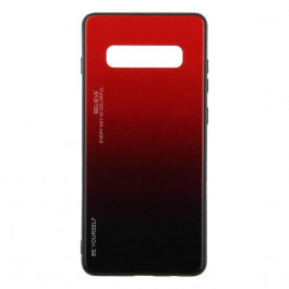 TOTO Gradient Glass Case Samsung Galaxy S10+ Red