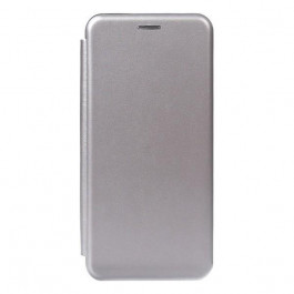 TOTO Book Rounded Leather Case Samsung Galaxy S10e Gray