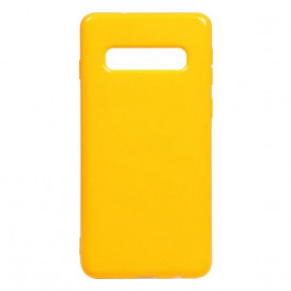 TOTO Mirror TPU 2mm Case Samsung Galaxy S10+ Yellow