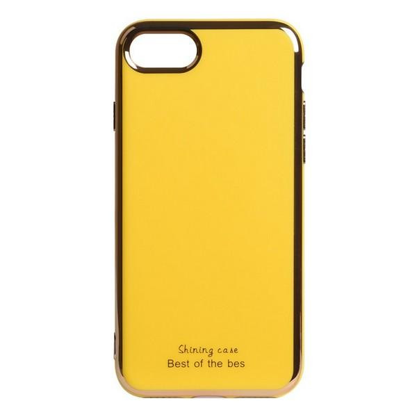 TOTO Electroplate TPU Case iPhone 7/8 Yellow - зображення 1