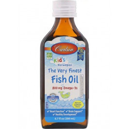 Carlson Labs Риб'ячий жир  Kid's Fish Oil Lemon 200 мл (CL1543)