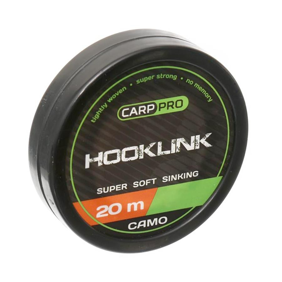 Carp Pro Sinking Hooklink / Camo / 20m 15lb - зображення 1