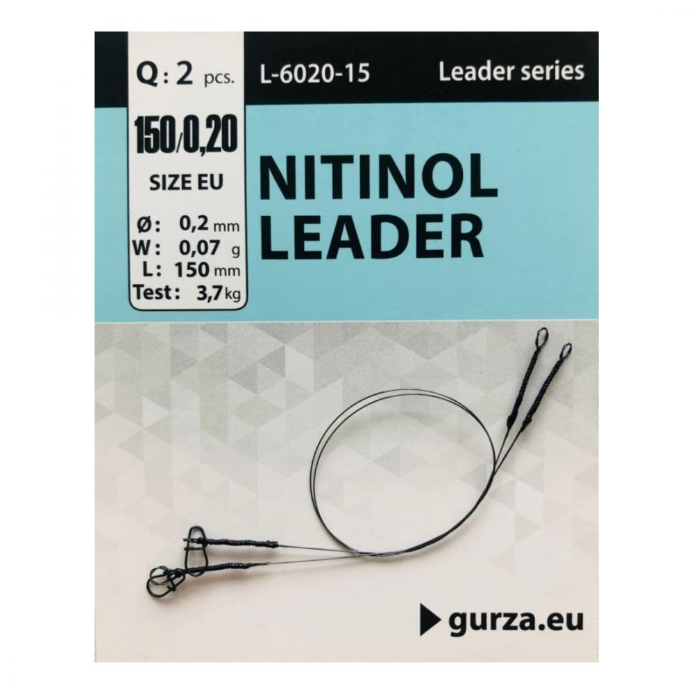 Gurza Nitinol Leader / 0.40mm 25cm / 2pcs - зображення 1
