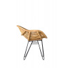 CRUZO Плетенное кресло  Ники из натурального ротанга на металлокаркасе (kn1847) - зображення 3