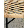CRUZO Плетений стілець Терра з натурального ротангу на металевій основі  st10875 - зображення 7