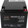 LogicPower AGM LPM 12V - 20 Ah под болт М5 (22882) - зображення 2