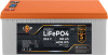 LogicPower LiFePO4 25,6V - 160 Ah 4096Wh BMS 150A/75А пластик LCD для ИБП (24408) - зображення 1