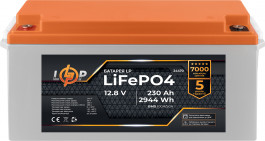 LogicPower LiFePO4 12,8V - 230 Ah 2944Wh BMS 100A/50A пластик для ИБП (24470)