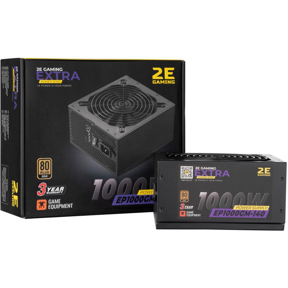 2E Gaming Power Supply EXTRA 1000W (2E-EP1000GM-140) - зображення 1