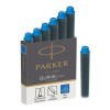 Parker Чорнило для пір'яних ручок Parker Картриджі Quink Mini /6шт синій (11 510BLU) - зображення 1