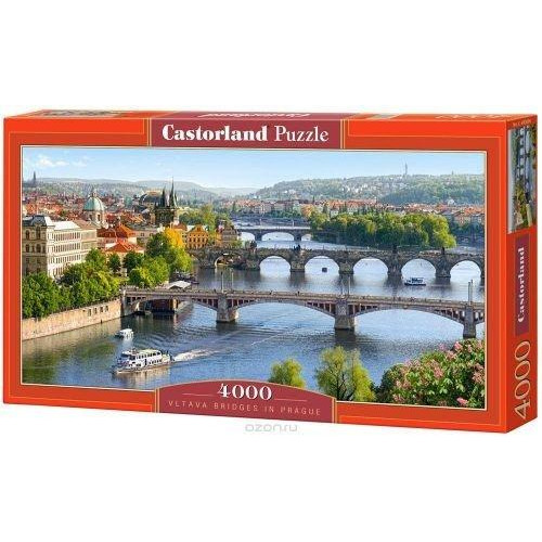 Castorland Мости над Влтавою, Чехія. 4000 елементів, 138 х 68 см (С-400096) - зображення 1