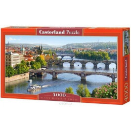 Castorland Мости над Влтавою, Чехія. 4000 елементів, 138 х 68 см (С-400096)