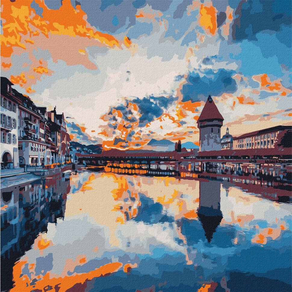Ідейка Картина по номерам Любимая Швейцария Идейка KHO3597 50х50 см - зображення 1