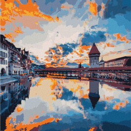 Ідейка Картина по номерам Любимая Швейцария Идейка KHO3597 50х50 см