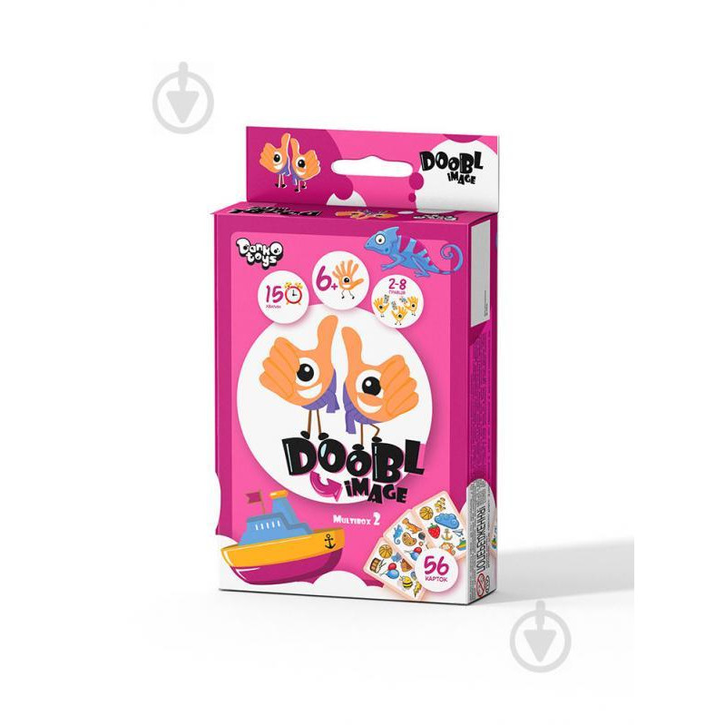Danko Toys Игра настольная  Doobl Image мини укр. Multibox 2 DBI-02-02U - зображення 1