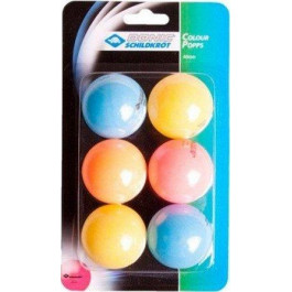 Donic Schildkr&ouml;t Мячи для пинг-понга Donic Color popps 6шт./649015-40+ 64901540
