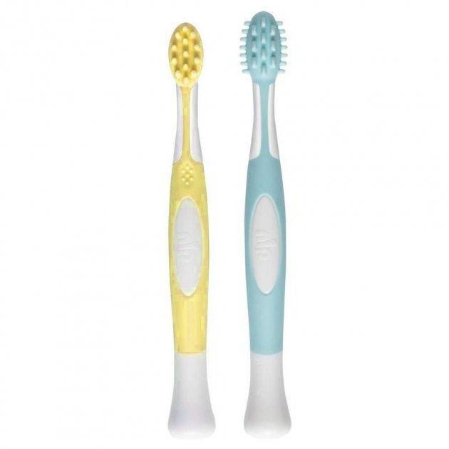 Nip Набор зубных щеток, светло-голубой, 2 шт. (37086) - зображення 1