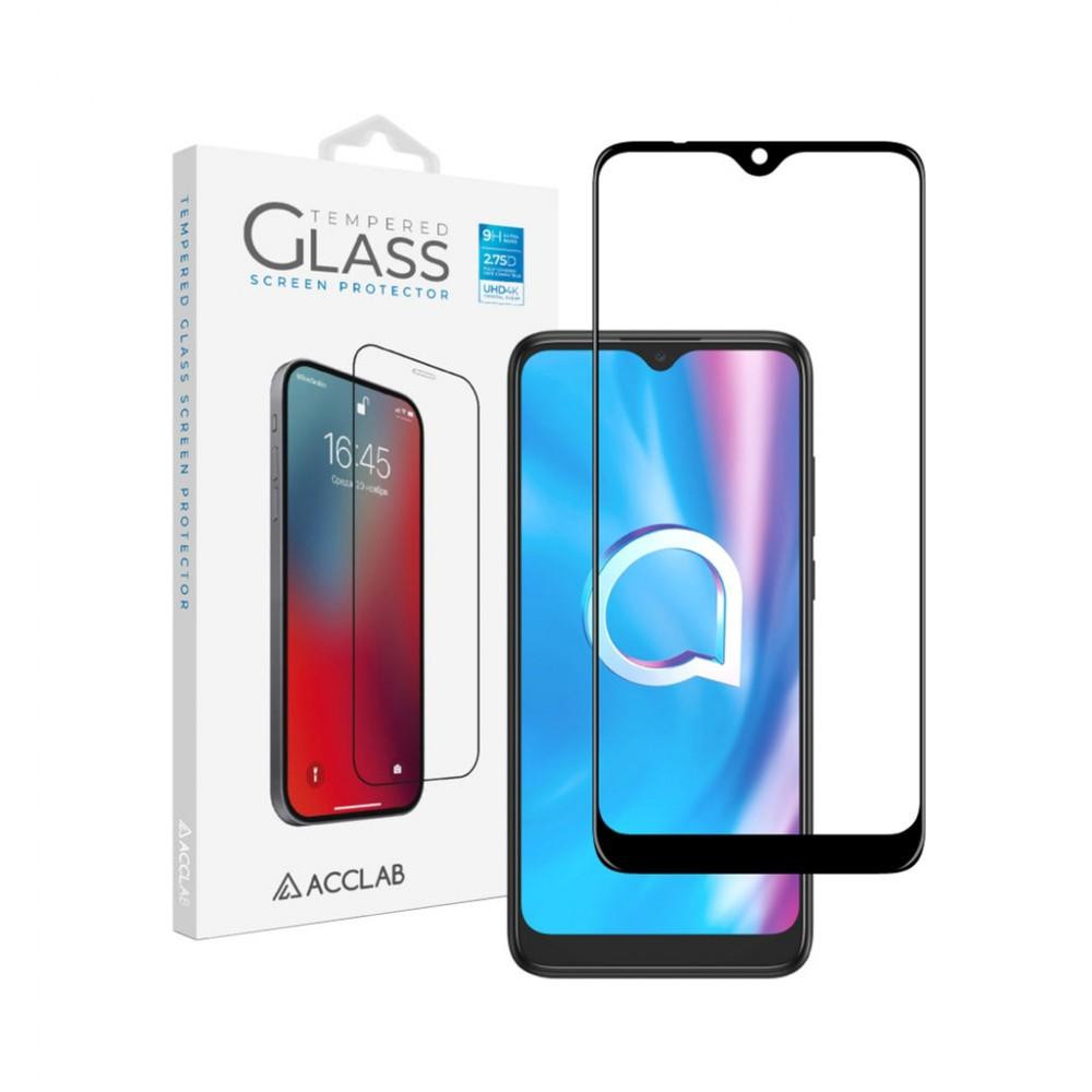 ACCLAB Защитное стекло Full Glue для Alcatel 1SE 5030D Black (1283126509094) - зображення 1