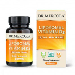 Dr. Mercola Вітамін D3  Liposomal 5000 МЕ 90 капсул (MCL03200)