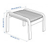 IKEA POANG-3 brazowy/Knisa jasnobezowy (092.446.83) - зображення 9
