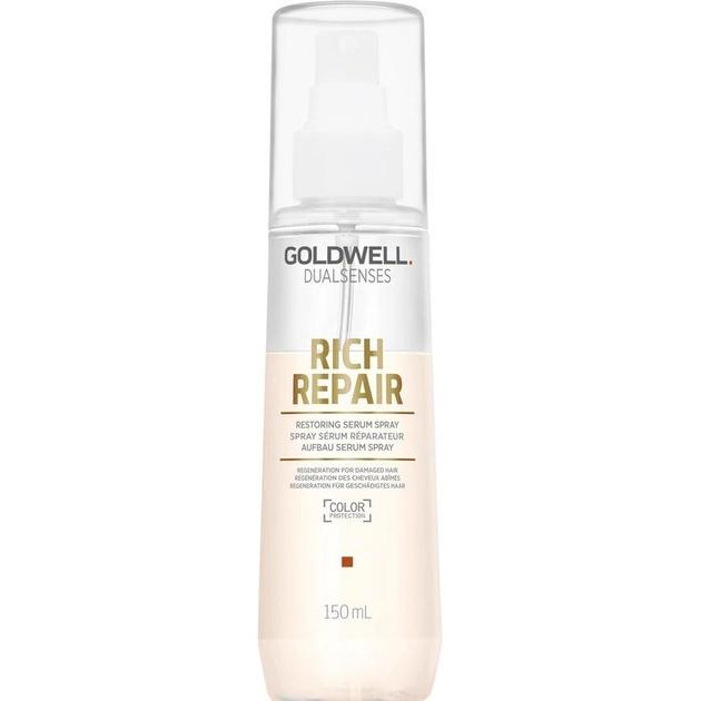 Goldwell Спрей-сыворотка для воостановления волос  Dualsenses Rich Repair Restoring Serum Spray 150 - зображення 1