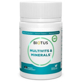 Biotus Multivits & Minerals Мультивітаміни та мінерали 30 таблеток