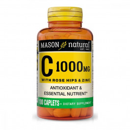 Mason Natural Вітамін C 1000мг з шипшиною та цинком, Vitamin C with rose h (MAV18121)