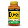 Mason Natural Витамин D3 5000 МЕ, Vitamin D3, , 50 гелевых капсул - зображення 1