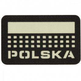 M-Tac Poland Flag Laser Cut - Black Luminate (51007202)