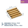 KELA Підставка бамбукова  Kiril. 20x20х2 см (12595) - зображення 6