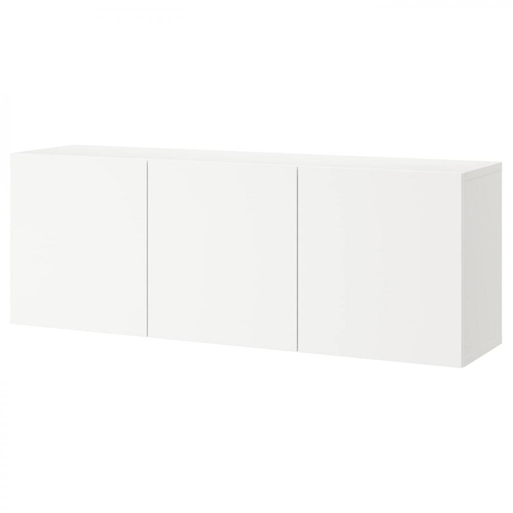 IKEA BESTA комбінація Шаф білий/Lapp viken white 180x42x64 (894.259.10) - зображення 1