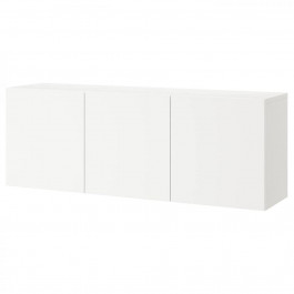 IKEA BESTA комбінація Шаф білий/Lapp viken white 180x42x64 (894.259.10)