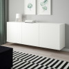 IKEA BESTA комбінація Шаф білий/Lapp viken white 180x42x64 (894.259.10) - зображення 6