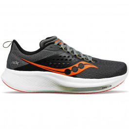   Saucony Кросівки  Ride 17 Wide Shadow/Pepper S20925-110 44 Чорний