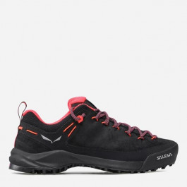Salewa Жіночі кросівки для туризму  Wildfire Leather 61396 40 (6.5UK) 25.5 см Black/Fluo Coral (40538663210