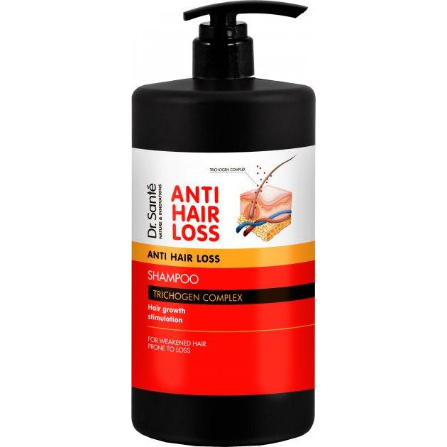 Dr. Sante Шампунь  Anti Hair Loss 1000 мл (4823015936609) - зображення 1