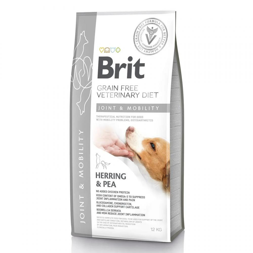 Brit Veterinary Diet Dog Joint & Mobility 12 кг 170952/528240 - зображення 1
