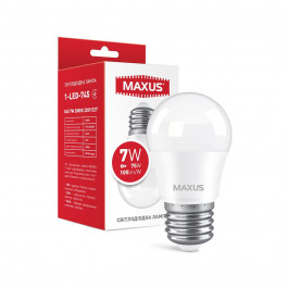 MAXUS LED G45 7W 3000K 220V E27 (1-LED-745)