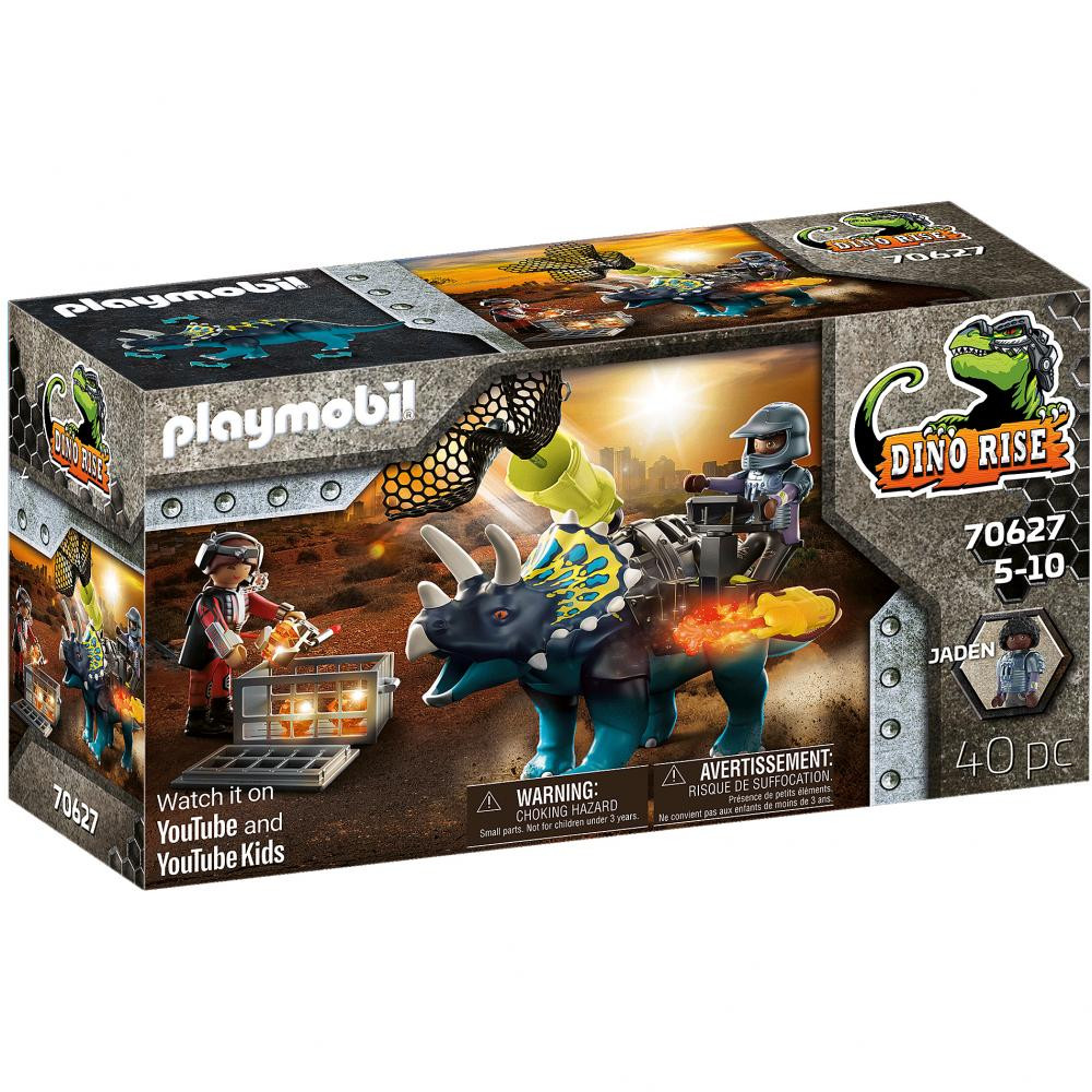 Playmobil Dino rise Трицератопс: Битва Легендарних каменів (70627) - зображення 1
