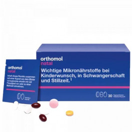 Orthomol Комплекс для вагітних та годуючих (Orthomol Natal) 30 пакетиків з таблетками
