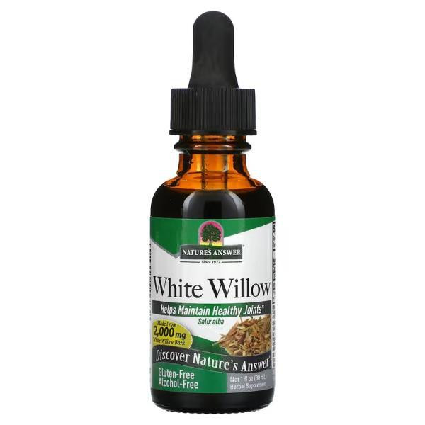 Natures Answer Біла верба (White Willow) 2000 мг 30 мл - зображення 1