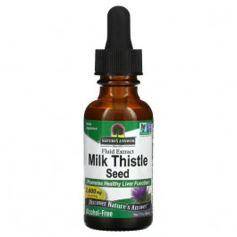   Natures Answer Екстракт насіння Розторопші без спирту (Milk Thistle Seed Fluid Extract) 2000 мг 30 мл