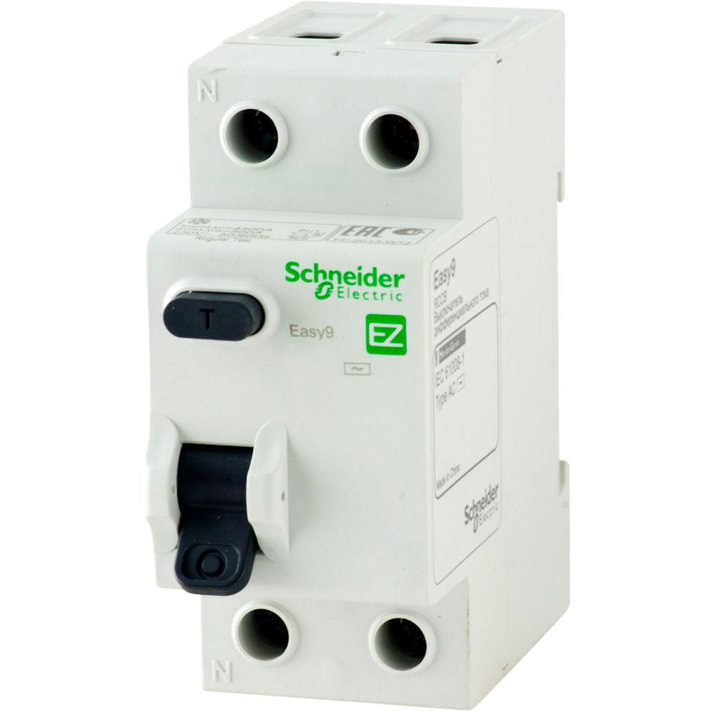 Schneider Electric EZ9 2Р, 40А, 100 мА, А (EZ9R74240) - зображення 1