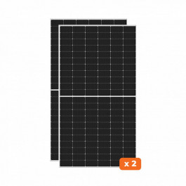 LogicPower Комплект сонячних панелей для СЭС 1 kW (панель 550W 35 профіль монокристал) (24671)