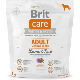Brit Care Adult Medium Breed Lamb & Rice 1 кг