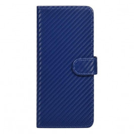 TOTO Book Carbon Fiber Universal Cover 5,8-6,5" Navy Blue