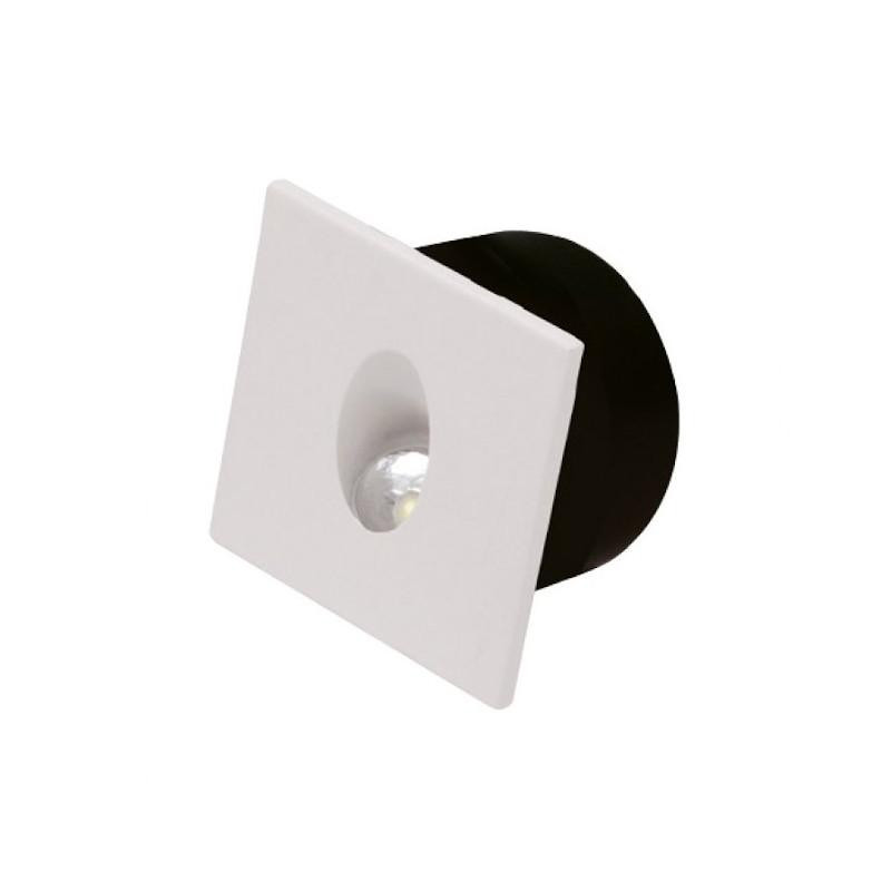 Horoz Electric Світлодіодний світильник сходовий  ZUMRUT 3W квадрат білий (8680985520964) - зображення 1