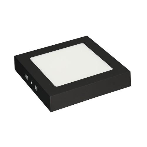 Horoz Electric Накладний LED світильник  ARINA-12 12W 6400К квадрат чорний (8680985595146) - зображення 1