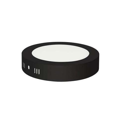 Horoz Electric Накладний LED світильник  CAROLINE-12 12W 6400К круг чорний (8680985595115) - зображення 1